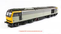 6000 Heljan Class 60 Diesel Locomotive in Railfreight Triple Grey. Painted and un-numbered / unbranded